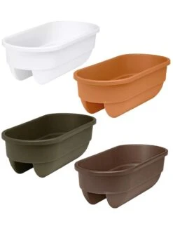 2' X 4' Railing Planter, 25" -Garden Care Store 34336 001E tif