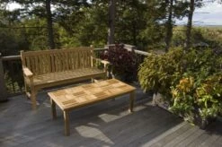 Basketweave Rectangular Table, Large -Garden Care Store 36351 003v