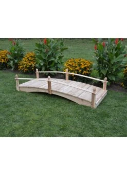 Acorn Garden Bridge Unfinished 3' X 12' -Garden Care Store 3 4 crop 8613404 01V 4