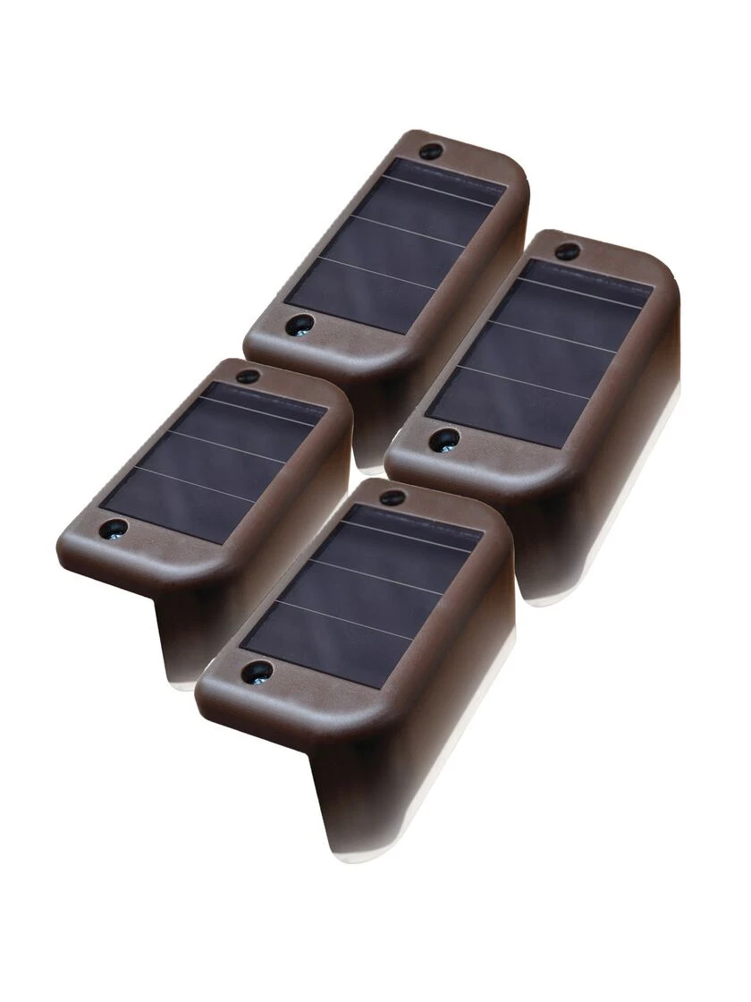 Maxsa® Solar Powered Deck Lights, Pack Of 4 4 Maxsa® Solar Powered Deck Lights, Pack Of 4 - Image 2