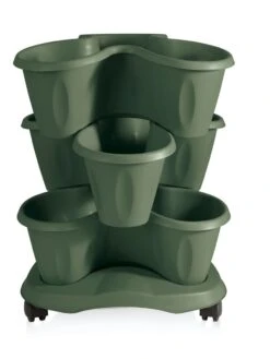 Trifoglio 3-Tier Planter On Wheels 11 Trifoglio 3-Tier Planter On Wheels -Garden Care Store 3 4 crop 8613625 03V