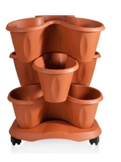 Trifoglio 3-Tier Planter On Wheels 10 Trifoglio 3-Tier Planter On Wheels -Garden Care Store 3 4 crop 8613625 05V