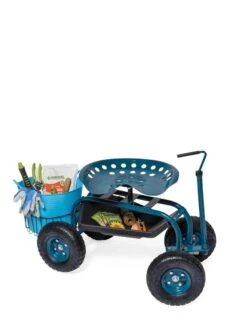 Deluxe Tractor Scoot With Bucket Basket -Garden Care Store 40 131 0540 tif