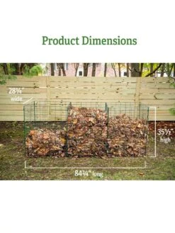 3-Bin Wire Composter 10 3-Bin Wire Composter -Garden Care Store 40 280 dims GSC