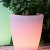 Solar Illuminated Planter, 18" -Garden Care Store 8586945 001E jpg