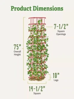 Bean Tower 11 Bean Tower -Garden Care Store 8587060 dimensions