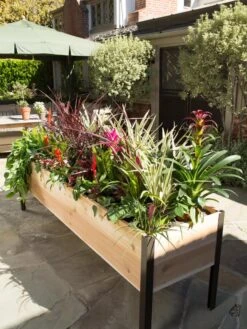 Elevated Planter Box, 2' X 8' -Garden Care Store 8587631 006 tif