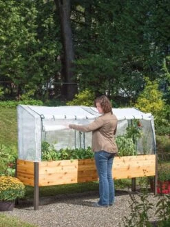 Elevated Planter Box, Frame And 2 Covers Kit, 2' X 8' 12 Elevated Planter Box, Frame And 2 Covers Kit, 2' X 8' -Garden Care Store 8587631 304 tif 1