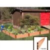 L-Shaped Composite Raised Bed, 12'x12' With 1" Boards