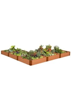 L-Shaped Composite Raised Bed, 12'x12' With 1" Boards 11 L-Shaped Composite Raised Bed, 12'x12' With 1" Boards -Garden Care Store 8588254 04v