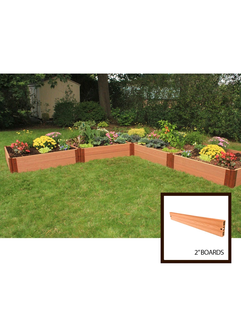 Classic Sienna Raised Garden Bed "L" Shaped With 2" Boards 5 Classic Sienna Raised Garden Bed "L" Shaped With 2" Boards - Image 3
