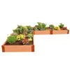 Classic Sienna Raised Garden Bed "L" Shaped With 2" Boards -Garden Care Store 8588255 04v