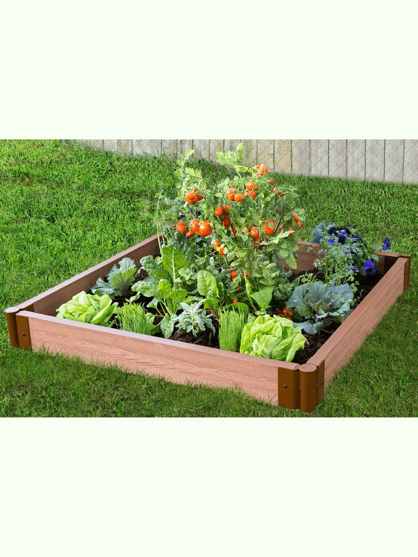 Classic Sienna Composite Raised Bed, 5-1/2" High With 2" Boards 6 Classic Sienna Composite Raised Bed, 5-1/2" High With 2" Boards - Image 4