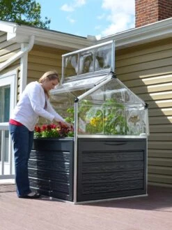 Canopia® By Palram Plant Inn™ Raised Bed Greenhouse, 4' X 4' 18 Canopia® By Palram Plant Inn™ Raised Bed Greenhouse, 4' X 4' -Garden Care Store 8588308 02V tif
