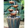 Copper Lotus Cascading Fountain 1 Copper Lotus Cascading Fountain -Garden Care Store 8589843 001v