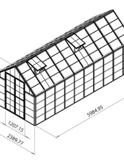 Canopia® By Palram Harmony™ Snap & Grow Greenhouse, 8' -Garden Care Store 8591043 11V tif