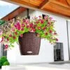 Lechuza® Nido Cottage Wicker Hanging Planter 2 Lechuza® Nido Cottage Wicker Hanging Planter -Garden Care Store 8591154MC 007V tif