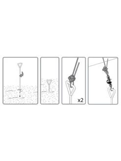 Canopia® By Palram Anchoring Kit For Snap & Grow™ Greenhouse -Garden Care Store 8591357 08v