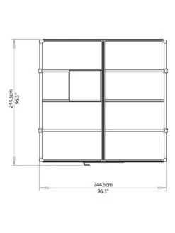 Canopia® By Palram Glory™ Greenhouse, 8' 40 Canopia® By Palram Glory™ Greenhouse, 8' -Garden Care Store 8591547 14v
