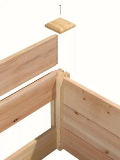 Cedar Raised Garden Bed, 4' X 4' X 6" 10 Cedar Raised Garden Bed, 4' X 4' X 6" -Garden Care Store 8591724 06V tif