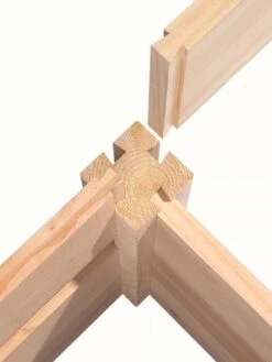 Cedar Raised Garden Bed, 4' X 4' X 6" 12 Cedar Raised Garden Bed, 4' X 4' X 6" -Garden Care Store 8591724 07V tif