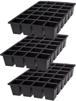 GrowEase 24 Replacement Planting Trays, Set Of 3