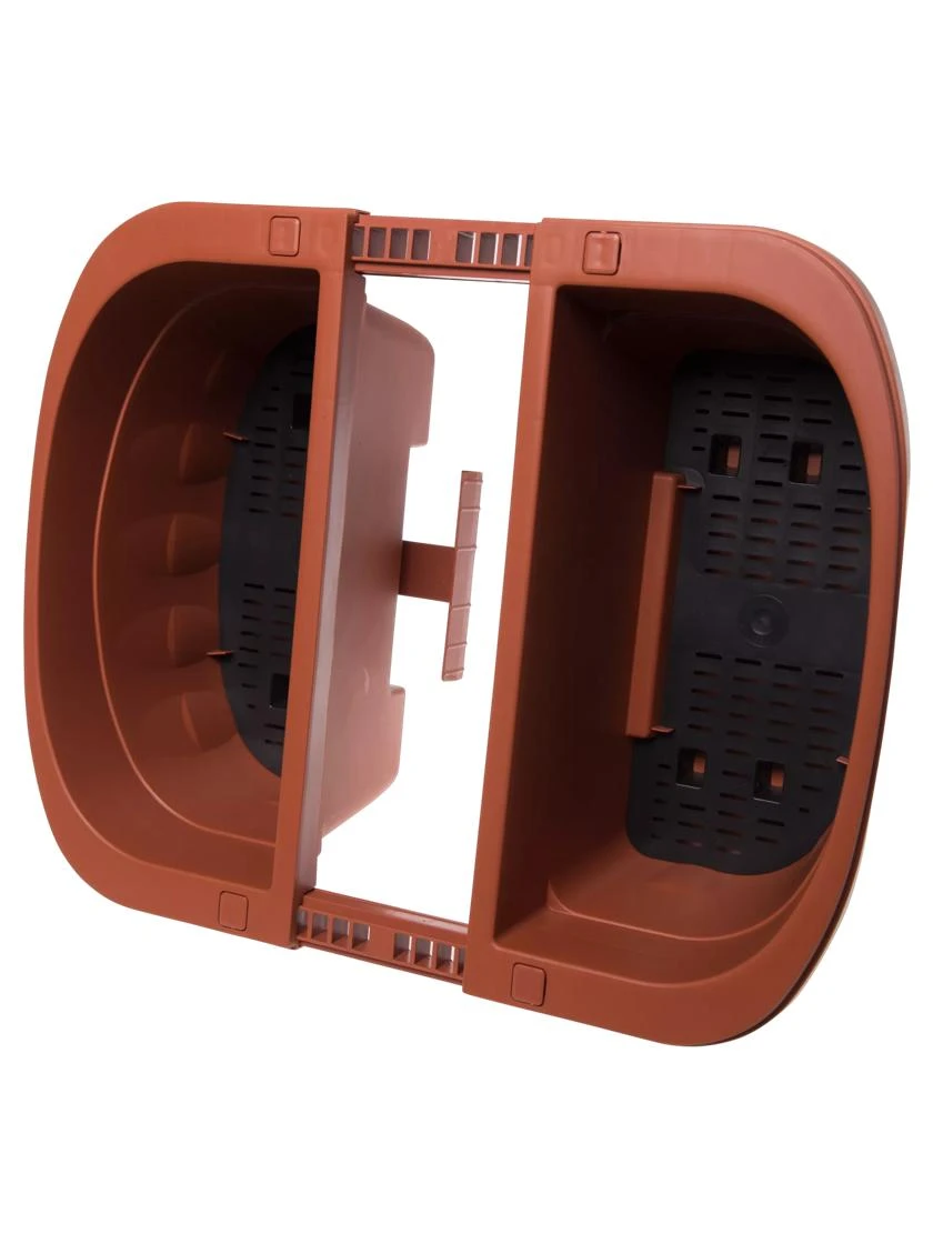 Self-Watering Saddle Railing Planter, 16" 6 Self-Watering Saddle Railing Planter, 16" - Image 4