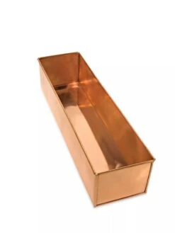 Tall Rectangular Copper Plant Tray, 18" X 5" X 4" -Garden Care Store 8593534 1194 tif