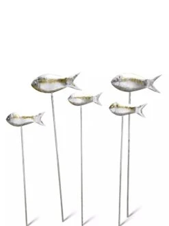 Fish Out Of Water Garden Stakes, Set Of 5 -Garden Care Store 8593672 0067 tif