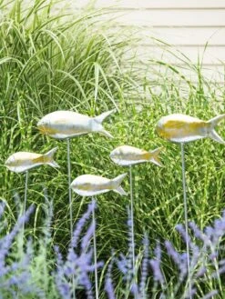 Fish Out Of Water Garden Stakes, Set Of 5 -Garden Care Store 8593672 9131 tif