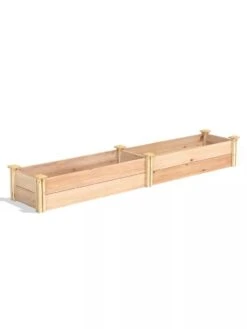 Premium Cedar Raised Garden Bed, 16" X 96" -Garden Care Store 8593873 03V