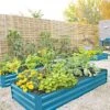 Demeter Corrugated Metal Raised Bed, 34" X 68" 2 Demeter Corrugated Metal Raised Bed, 34" X 68" -Garden Care Store 8594183 0400 tif