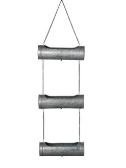 Galvanized Hanging Triple Planter 14 Galvanized Hanging Triple Planter -Garden Care Store 8595213 0005 tif