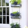 Galvanized Hanging Triple Planter -Garden Care Store 8595213 6966 tif