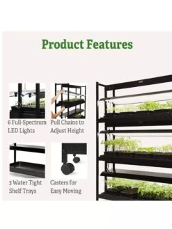 LED SunLite® High Intensity 3-Tier Garden -Garden Care Store 8596024 4