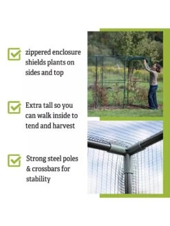 Crop Cage, 4' X 12' 10 Crop Cage, 4' X 12' -Garden Care Store 8596540 4
