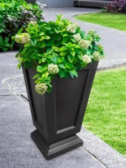 Kensington Self-Watering Tall Patio Planter, 25" 10 Kensington Self-Watering Tall Patio Planter, 25" -Garden Care Store 8598549 01V tif