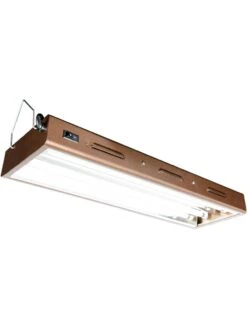 Hydrofarm FLP22 Agrobrite Designer 48W T5 2-Tube Fixture With Lamps, 2'