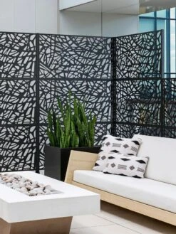 Veradek 3-Panel Privacy Screen Set, Web -Garden Care Store 8599206 10V tif