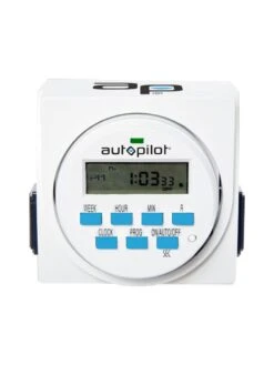 Digital Programmable 7 Day Timer Dual Outlet 10 Digital Programmable 7 Day Timer Dual Outlet -Garden Care Store 8599360 01v