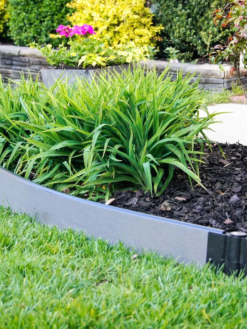 Curved Composite Landscape Edging Kit With 1" Boards 4 Curved Composite Landscape Edging Kit With 1" Boards - Image 2