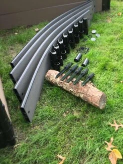 Curved Composite Landscape Edging Kit With 1" Boards 11 Curved Composite Landscape Edging Kit With 1" Boards -Garden Care Store 8599404 16V tif