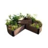 Circle Keyhole Garden With 1" Boards -Garden Care Store 8599445 03v circle keyhole garden 1 inch uptown brown