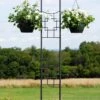 Achla Designs Square-on-Squares Double Pole Trellis 1 Achla Designs Square-on-Squares Double Pole Trellis -Garden Care Store 8599483 01V tif