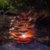 Desert Steel Pine Cone Luminary -Garden Care Store 8599563 01V tif