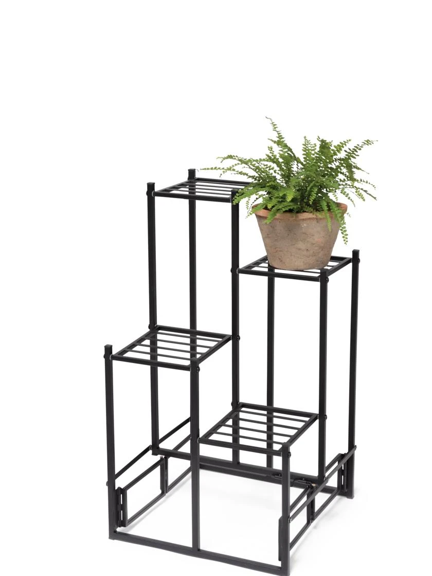 4-Tier Square Foldable Plant Stand 4 4-Tier Square Foldable Plant Stand - Image 2
