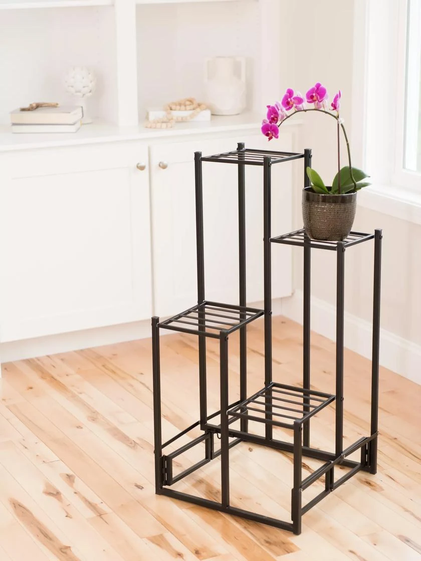 4-Tier Square Foldable Plant Stand 3 4-Tier Square Foldable Plant Stand
