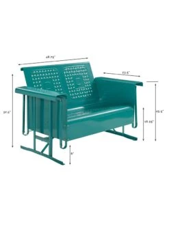Crosley Bates Loveseat Glider -Garden Care Store 8599629 02v