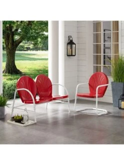 Crosley Griffith Loveseat & Chair Outdoor Seating Set -Garden Care Store 8599634 03v
