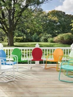 Crosley Griffith Metal Outdoor Chair -Garden Care Store 8599640 01V tif